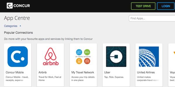 concur-app-centre