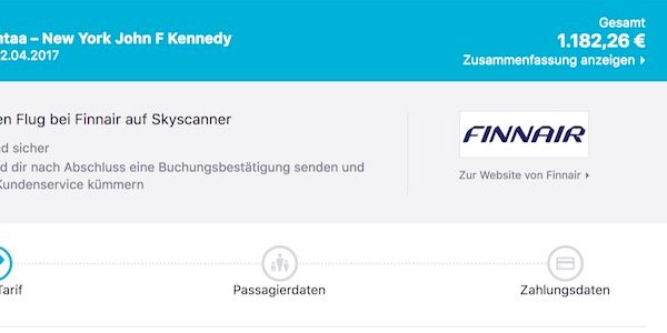 Finnair pilots NDC tech with Skyscanner