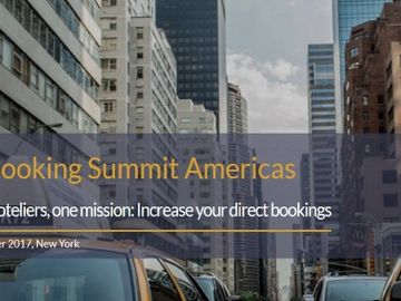 2017 Direct Booking Summit Americas