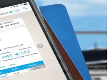 KLM claims airline first with WhatsApp Business Platform