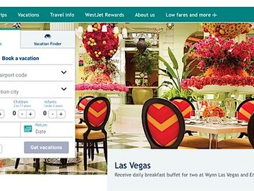 WestJet partners with Switchfly for personalised packages