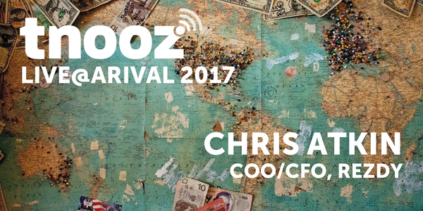 tnoozLIVE@Arival: Rezdy COO Chris Atkin