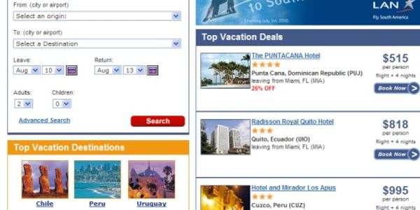 LAN Airlines taps Orbitz Worldwide over Expedia for private label solution