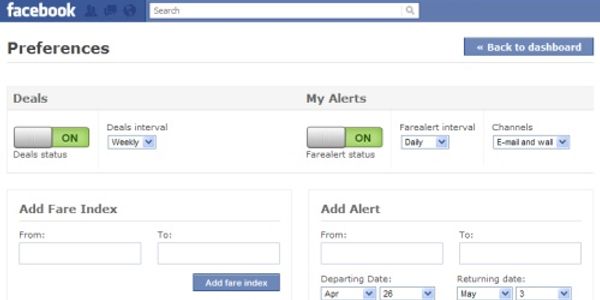 Mobissimo offers Facebook-only fare alerts