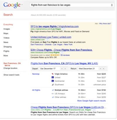 how to search a page in sf