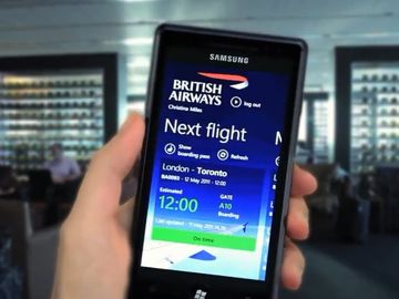 British Airways toys with mobile 3D seat maps, menus and movies