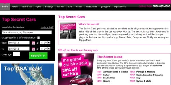Lastminute.com extends opaque model to car hire and more, warns of OTA struggle