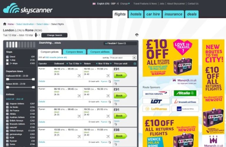 Skyscanner Undertakes Major Redesign Of Website And App First Branding Switch Since 01 Phocuswire