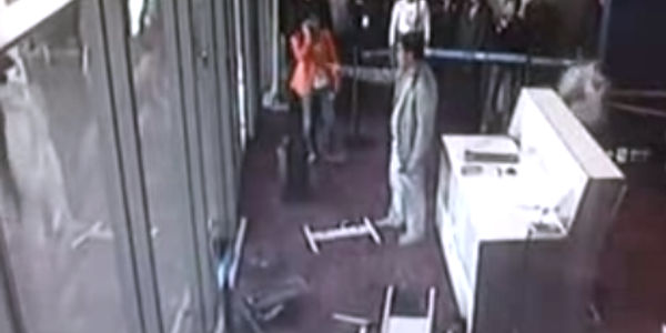 Chinese official loses his cool and smashes gate systems at airport [VIDEO]