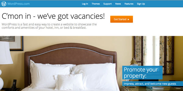 Wordpress is nipping at your vertical: Restaurants, weddings, and now hotels