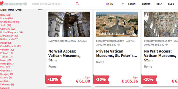 Startup pitch: Well funded Musement helps travelers skip queues at top sights
