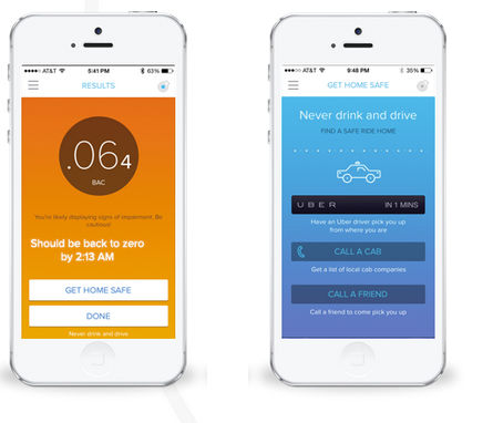 Breathometer ties in Uber and last-minute hotel stays for drunks 