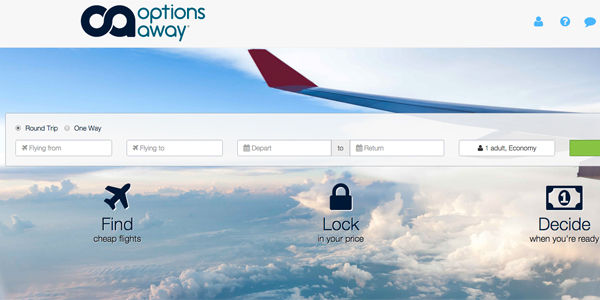 Options Away, an airfare lock startup, raises $3.5 million