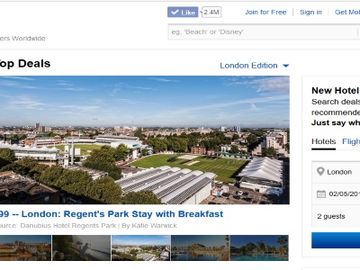 Travelzoo wants place as alternative to Expedia and Priceline for hotels
