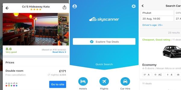 Metasearch mobile war begins: Skyscanner integrates hotels and car rental