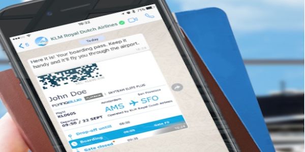 KLM claims airline first with WhatsApp Business Platform