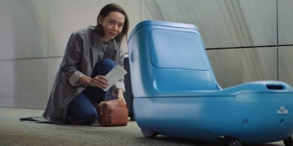 KLM to test robotic companion smart trolley at JFK and SFO