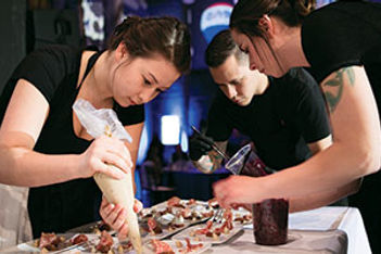 Culinary team from DAmico Catering