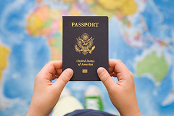 International travel passport