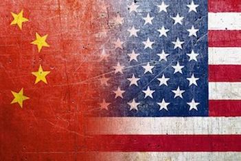 US China Flag Coronavirus