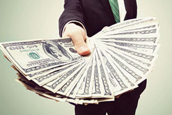 Money in hand