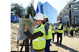 Mohegan Sun topping off