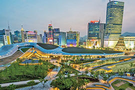 South Korea cityscape