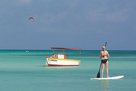 Aruba puddle boarding