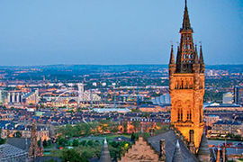 Glasgow tower skyline