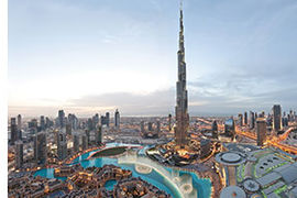 Burj Khalifa Dubai cityscape