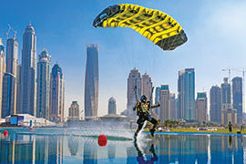 Skydive Palm Jumeirah island