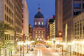 Indianapolis city block