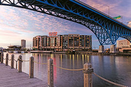 Cleveland in summer