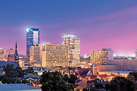 LEXINGTON KY night skyline