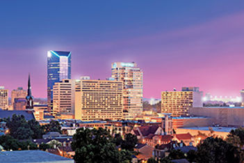 LEXINGTON KY night skyline