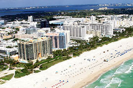 Miami South Beach shoreline
