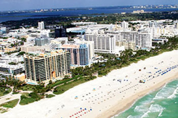 Miami South Beach shoreline
