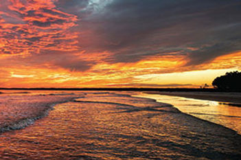 Hilton Head Island Sunset Surf
