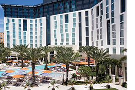 Hilton West Palm Beach poolside