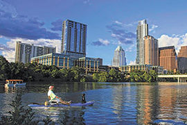 Austin city skyline