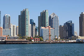 San Diego coast