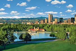Colorado Denver skyline