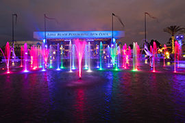 Long Beach fountains