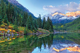 Colorados Rocky Mountains stock