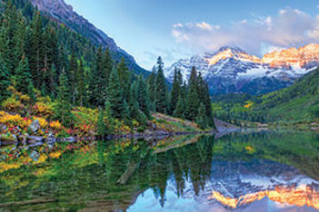 Colorados Rocky Mountains stock