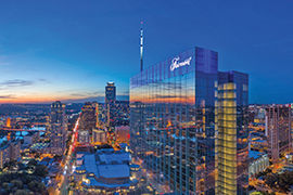 Fairmont Austin skyline