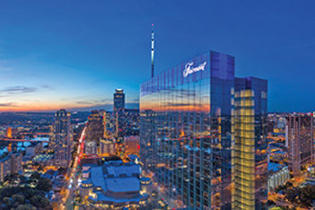 Fairmont Austin skyline