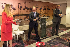Flamingo LV Ribbon Cutting