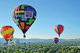 Great Balloon Race Sierra Nevada Mountains