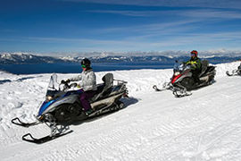 Groups outdoor snow sports